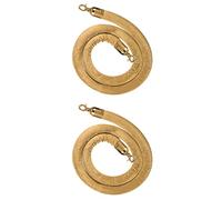 cuerda de pilares de terciopelo, Cuerda de terciopelo for control multitudes, 2 piezas, multicolor, 2-7 pies(Beige,4ft/120cm)