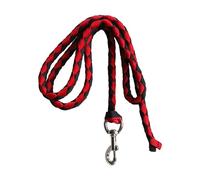 Cuerda de plomo para caballo, correa de caballo, cuerda líder de caballo con clip de perno a presión, color rojo, 4 metros