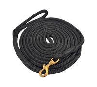 Cuerda de plomo para caballo, cuerda de entrenamiento, línea larga de nailon, cuerdas de agarre suave y cómodo, 181 pulgadas, accesorio halter de alta calidad para uso diario al aire libre, granero