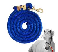 Cuerda de plomo para entrenamiento de caballos, Cuerda de plomo para caballos - Cuerda de plomo de 2 m con cierre | Cordón resistente para un manejo eficaz, cuerda de plomo larga para deportes ecuestr