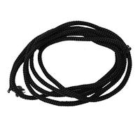 Cuerda de Polipropileno 3mm, 270m, Cordón Trenzado para Manualidades, Lanyard y Etiquetas, Color Púrpura - Alta Resistencia, Fibra Durable y Multiuso para Decoración y Ropa (Negro)