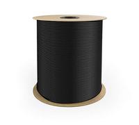 Cuerda de polipropileno DQ, 5 mm, 30 m, color negro, soporta hasta 244 kg, cuerda de tela, cuerda trenzada