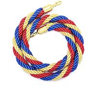 cuerda de puntal, Cáñamo torcido del final 1.5m, cordón durable flexible al aire libre aislamiento de la cola para, acontecimiento/celebraciones/Cer partido(1.5m(15 feet))