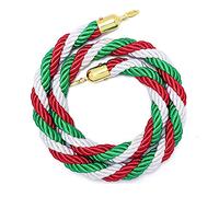 cuerda de puntal, Cáñamo torcido del final 1.5m, cordón durable flexible al aire libre aislamiento de la cola para, acontecimiento/celebraciones/Cer partido(3m (20 feet))