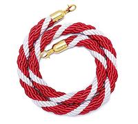 cuerda de puntal, Cáñamo torcido del final 1.5m, cordón durable flexible al aire libre aislamiento de la cola para, acontecimiento/celebraciones/Cer partido(1m (3.13 feet))