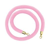 Cuerda de puntal for entrada VIP, cuerdas barrera con núcleo espuma seguridad, Control multitudes, cines, grandes inauguraciones, uso en hoteles/(Pink,Length 2.2M/7.2Ft/86.6In)