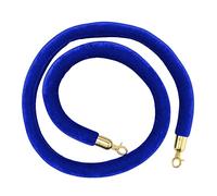 Cuerda de puntal for entrada VIP, cuerdas barrera con núcleo espuma seguridad, Control multitudes, cines, grandes inauguraciones, uso en hoteles/(Blue,Length 1.5M/5Ft/59In)
