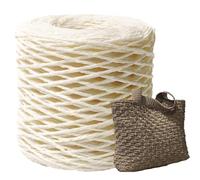 Cuerda de rafia, rafia para manualidades - Cinta de papel para ganchillo, de papel con textura mate de hilo de punto para sombrero, decoración de bricolaje, juguete, bolsa de espía