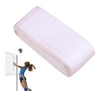 Cuerda de red con correa para partidos de voleibol - Hardware de cinta de señalización portátil, tamaño de 74,80 x 1,97 x 0,08 pulgadas Construcción de correas de alta visibilidad, sinónimo de límites
