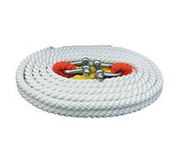 Cuerda De Remolque Correa De Remolque De Alta Resistencia De 5 Toneladas con Dos Ganchos De Seguridad Cable De Remolque De Recuperación De Carretera Correa De Cabrestante para Vehículos(7m)