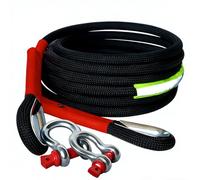 Cuerda de Remolque de recuperación cinética de 5M20T 44,000lb pies Correas de Remolque de Servicio Pesado con 2 grilletes de Anillo,Cuerda de Remolque cinética de Nailon camioneta 4WD SUV ATV (5m20t)