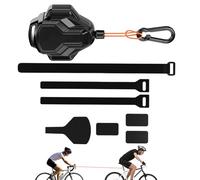 Cuerda de remolque para bicicleta de 8.2 pies retráctil | Cuerda de remolque para padres e hijos - Cinturón conector para senderos caminos, parque, grupo, ciclismo, ejercicio diario, actividades