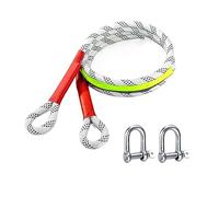 Cuerda de Remolque Todoterreno for Coche Varios tamaños, Cuerda Rescate Emergencia, Nailon for más Gruesa Que Cambia Color, tracción Fuerte Resiliencia(4M-3T)