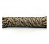 Cuerda de remolque y amarre, 4mm 7-Core Paracord Multicolor 5-31 metros Supervivencia Camping Escalada Senderismo(098,5 meters)