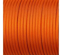 Cuerda de remolque y amarre, 550 Paracord táctico de 7 hebras y 4 mm, multicolor, 5-31 m(05 Orange,31m)