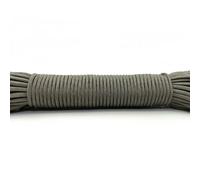 Cuerda de remolque y amarre, Cuerda Paracord de 550 libras y 3 mm, multicolor, 28-100 pies(Grey,28ft(8m))