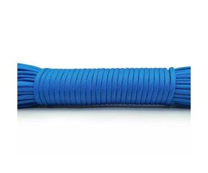 Cuerda de remolque y amarre, Paracord 550 4mm 7 hilos Multicolor 5-31m for supervivencia Camping escalada(Blue,5 meters)