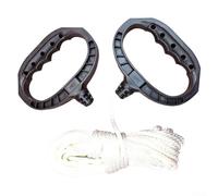 Cuerda de repuesto de 30 pies de 4,5 mm, construcción resistente con 2 asas para arrancadores de nieve Ariens