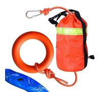 Cuerda de rescate acuático - 16 m bolsa de rescate acuático con cuerda reflectante, equipo de seguridad reflectante, resistencia a la tracción flotante, hasta 500 kg, accesorios de rafting para