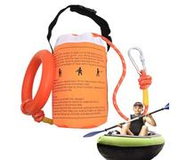 Cuerda de rescate acuático, bolsa de flotación lanzable con cuerda reflectante, dispositivo de ahorro de barco de alta visibilidad de secado rápido para rafting y pesca, 21 metros, Refer to