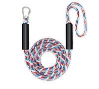 Cuerda de Rescate para vehículos, Líneas de Muelle for Barcos Bungee 1,2 M, Gancho Cuerda Amarre Multicolor for lancha motora Kayak(Blue Red White)