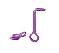 Cuerda de resistencia en forma de 8 for mujeres, ideal for pilates, yoga, entrenamiento de espalda, expansión de pecho y ejercicios multifuncionales integrados.(Purple)