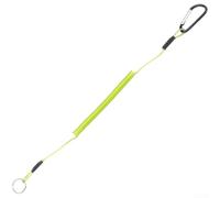 Cuerda de resorte de acero para señuelos de pesca con junta tórica, línea de seguridad antipérdida para cañas, alambre de alta elasticidad, uso en agua dulce salada, 8,4 cm, negro, rojo, azul, verde