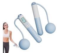 Cuerda de saltar ajustable, cuerda de saltar sin salto, cuerda de saltar profesional con cuentas, cuerda de entrenamiento de ejercicio físico, cuerda de saltar de conteo digital, cuerda de saltar con