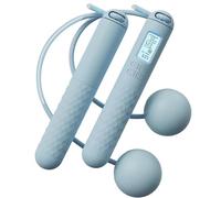 Cuerda de saltar con contador | Cuerda de saltar para entrenamiento de ejercicio, conteo digital, peso de pelota para hombres y mujeres