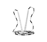 Cuerda de saltar con cuentas coloridas para niños, empuñaduras ergonómicas y longitud ajustable para ejercicio en interiores y exteriores, mango antideslizante, cuerda de saltar ligera, durabilidad