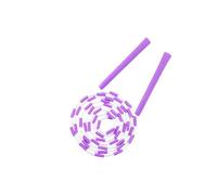 Cuerda de saltar con cuentas de fitness juvenil, mango duradero, antideslizante para práctica de coordinación y tiempo de juego, entrenamiento de equilibrio