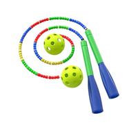 Cuerda de saltar | Cuerda de saltar pesada con mango de goma antideslizante | Equipo de entrenamiento inalámbrico con diseño de doble bola | Cuerdas de ejercicio duraderas para niños, adultos