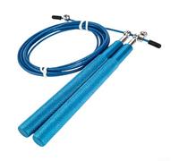 Cuerda de saltar de aleación de aluminio con rodamientos de bolas, cuerda de saltar de velocidad ajustable para fitness y boxeo, asas de metal antideslizantes para gimnasio HIIT, entrenamiento en casa