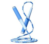 Cuerda de saltar de longitud ajustable que se enreda, libera cuentas segmentadas, cuerda de saltar para fitness, para niños, hombres y mujeres