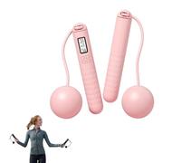 Cuerda de saltar inalámbrica, cuerda de saltar con contador, cuerda de saltar inalámbrica digital con pantalla LED, mango antideslizante, cuerda de saltar para ejercicio de fitness, gimnasio en casa,