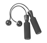 Cuerda de saltar inalámbrica, cuerda de saltar inalámbrica con peso, de bola giratoria de 360°, herramienta de fitness de longitud ajustable, perfecta para entrenamiento de velocidad