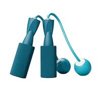 Cuerda de saltar inalámbrica para gimnasio, ejercicio, fitness, cuerda de saltar pesada para niños, diámetro de la bola: 3,2 cm, azul, diámetro de la bola: 3,2 cm, azul, 13,4 x 3,3 cm