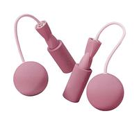 Cuerda de saltar inalámbrica para gimnasio, ejercicio, fitness, cuerda de saltar pesada para niños, diámetro de la bola: 6,5 cm, rosa, diámetro de la bola: 6,5 cm, rosa, 13,4 x 3,3 cm