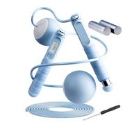 Cuerda de saltar inteligente, seguimiento de datos con rodamientos de bolas, cuerda de saltar con contador digital, para espacios pequeños, hogar, gimnasio, viajes, parque, dormitorio, damas, hombres