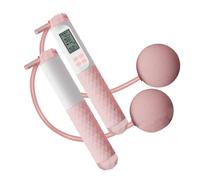 Cuerda de saltar para ejercicio, cuerda de saltar digital, con mango antideslizante para ejercicio en interiores y exteriores con contador para fitness