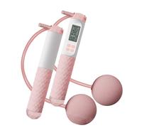 Cuerda de saltar para ejercicio, cuerda de saltar digital, con mango antideslizante para ejercicio en interiores y exteriores con contador para fitness