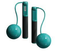 Cuerda de saltar para entrenamiento | Cuerda de saltar con pantalla LED con mostrador, cuerda de saltar de pelota inalámbrica grande ajustable, cuerda de saltar de alambre, accesorio de entrenamiento