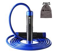 Cuerda de Saltar Pesada 1 LB,Boxeo,Dobles Unders Al Aire Libre MMA Boxeo Formación,Longitud Ajustable y Rodamientos Ligeros, Ideal para Saltos Dobles