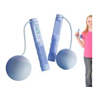 Cuerda De Saltar Sin Cable,Con Pesas De Bolas Integradas Y Equipo De Ejercicio - Cuerda De Saltar Electrónica Para Fitness,Para Hombres Mujeres Atletas Interior Exterior Entrenamiento Cardio Calentami