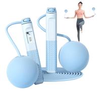 Cuerda de Salto, Con Contador Inteligente de Seguimiento, Herramienta De Ejercicio Con Cuerda, para Entrenamiento Ejercicio Gimnasio en Casa Interior Exterior