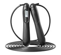 Cuerda de salto - Cuerda de salto de alambre de acero 6.69in, conteo digital Fitness, cable de entrenamiento ajustable, herramienta de ejercicio mango antideslizante | Alta velocidad calorías Burning