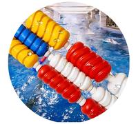 Cuerda de seguridad ajustable con flotadores, divisor de natación ajustable para niños y adultos, ideal para uso en interiores y exteriores, mejora la seguridad y la diversión