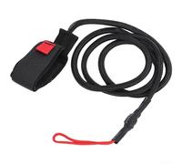 Cuerda de seguridad elástica ajustable con construcción de nailon para tablas de remo y tablas de surf diseñada para control de tabla de cuerda de pie