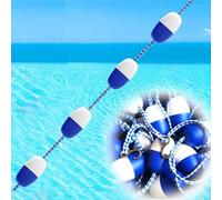 Cuerda de seguridad flotante para piscina - 3m a 20m de longitud duradera para piscina, flotador de seguridad esencial con cuerdas para una mejor protección en la piscina