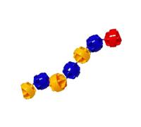 Cuerda de seguridad flotante para piscina, divisor de carril para carriles de carreras y zonas de aguas profundas, separador premontado